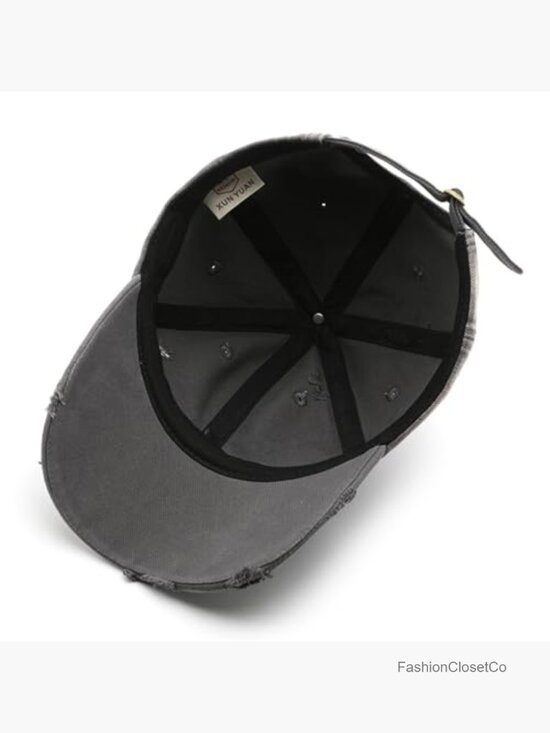 Vintage Washed Distressed Baseball Cap Unconstructed Dad Hat Trendy Trucker
